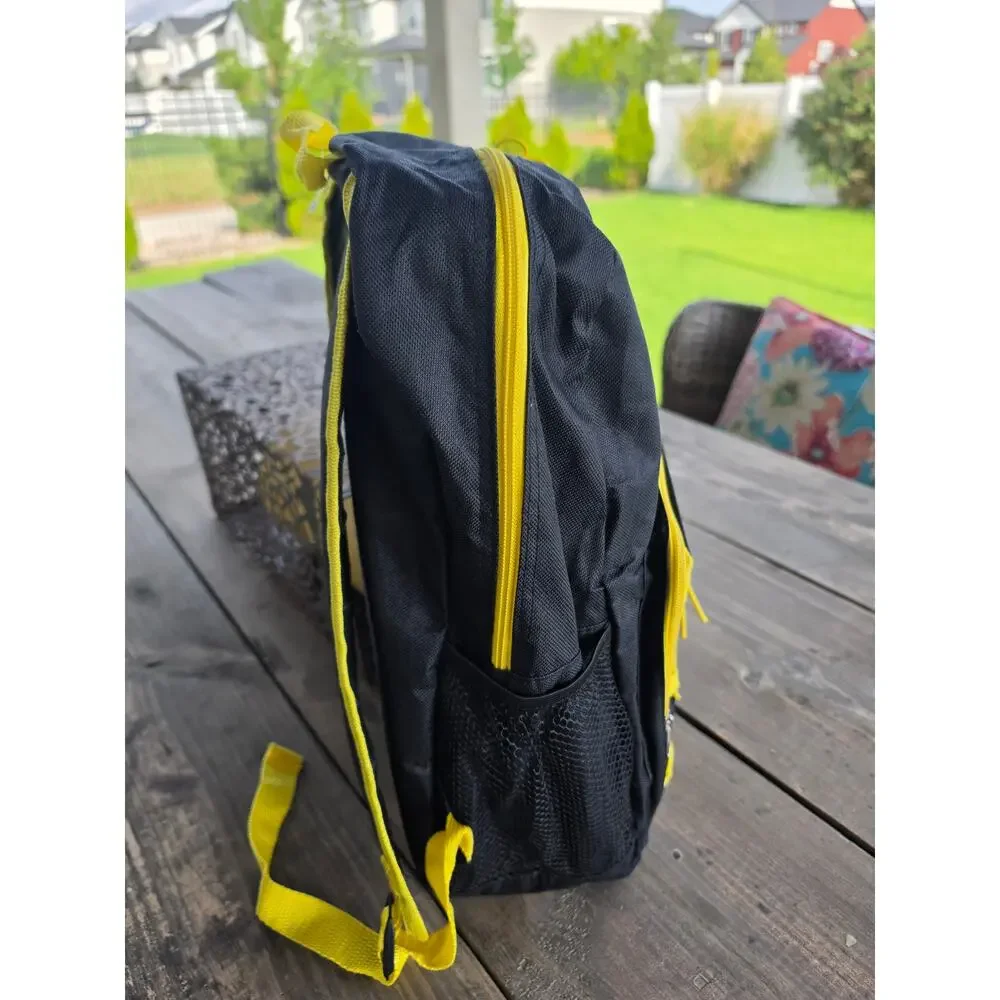 Black n yellow Backpack